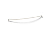 KOHLER K-9350 Expanse Curved shower rod, vibrant brushed nickel