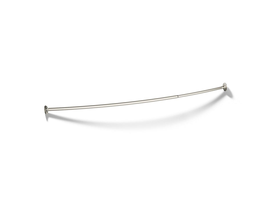 KOHLER K-9350 Expanse Curved shower rod, vibrant polished nickel