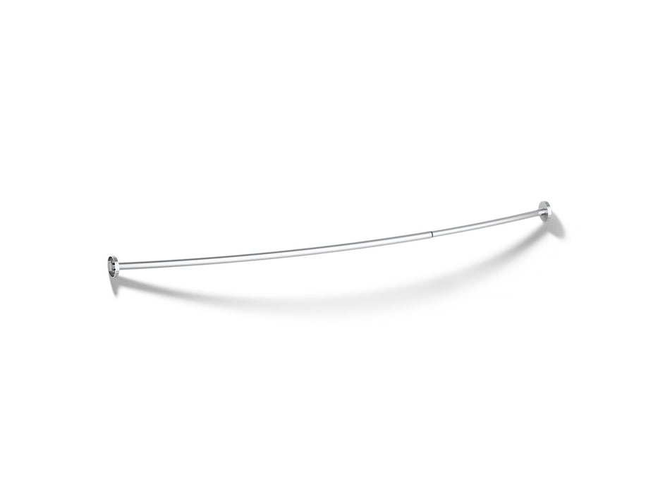 KOHLER K-9351 Expanse Curved shower rod, polished stainless