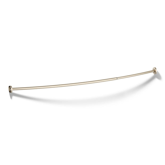 KOHLER K-9351 Expanse Curved shower rod, vibrant brushed bronze - view 3