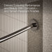 KOHLER K-9351 Expanse Curved shower rod, vibrant titanium - view 5