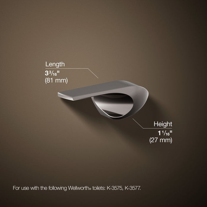 KOHLER K-9380-L Wellworth Left-hand trip lever, vibrant titanium - view 4
