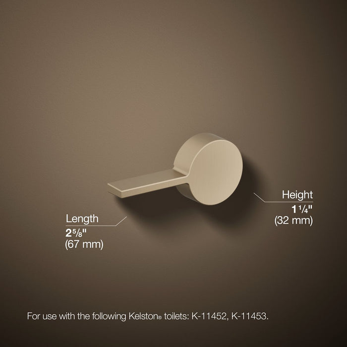 KOHLER K-9385 Kelston Left-hand trip lever, vibrant brushed bronze - view 3