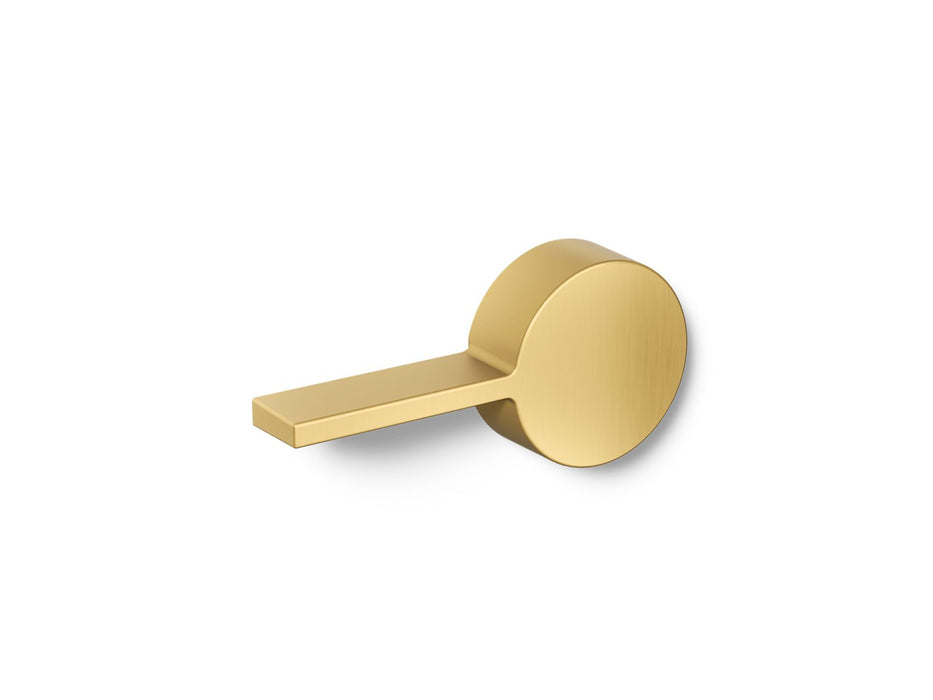 KOHLER K-9385 Kelston Left-hand trip lever, vibrant brushed moderne brass