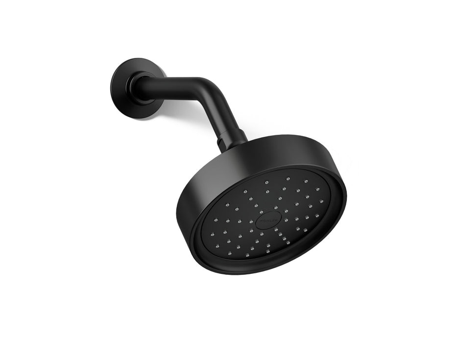 KOHLER K-939-H Purist Single-function showerhead, 1.5 gpm, matte black