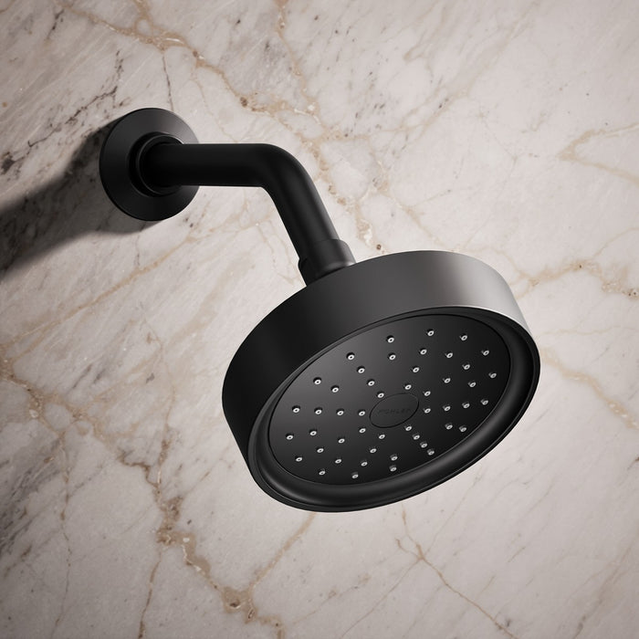 KOHLER K-939-H Purist Single-function showerhead, 1.5 gpm, matte black - view 3