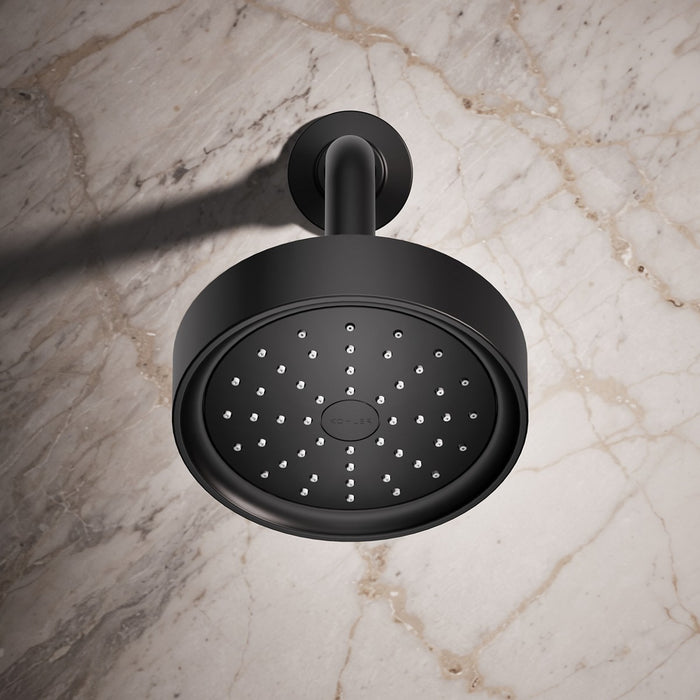KOHLER K-939-H Purist Single-function showerhead, 1.5 gpm, matte black - view 4