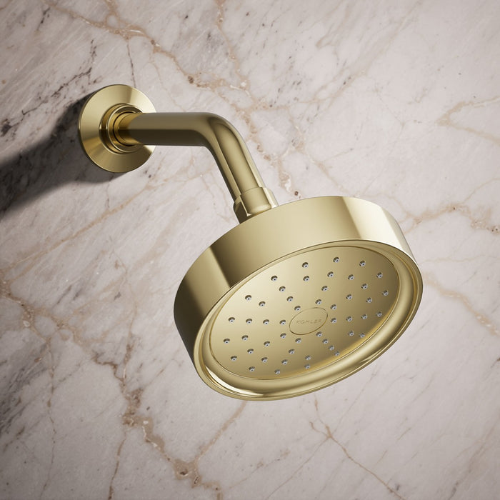 KOHLER K-939-H Purist Single-function showerhead, 1.5 gpm, vibrant french gold - view 3
