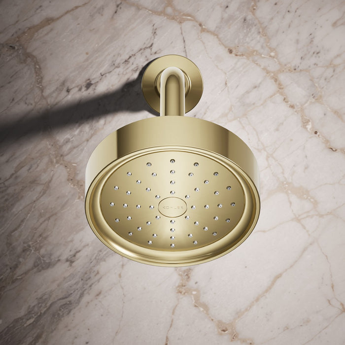 KOHLER K-939-H Purist Single-function showerhead, 1.5 gpm, vibrant french gold - view 4