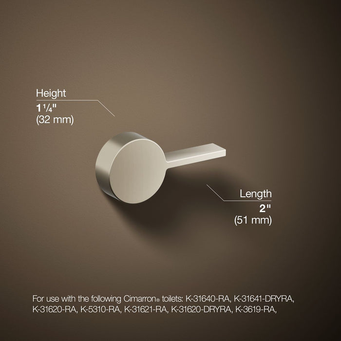 KOHLER K-9466-R Cimarron Right-hand trip lever, vibrant polished nickel - view 5