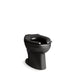 KOHLER K-96053-L Wellcomme Floor-mount top spud flushometer bowl with bedpan lugs, black black