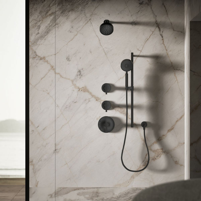 KOHLER K-965-AK Purist Single-function showerhead, 2.5 gpm, matte black - view 2