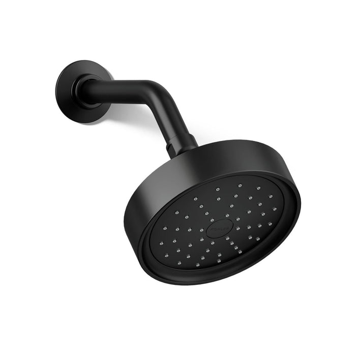 KOHLER K-965-AK Purist Single-function showerhead, 2.5 gpm, matte black - view 3