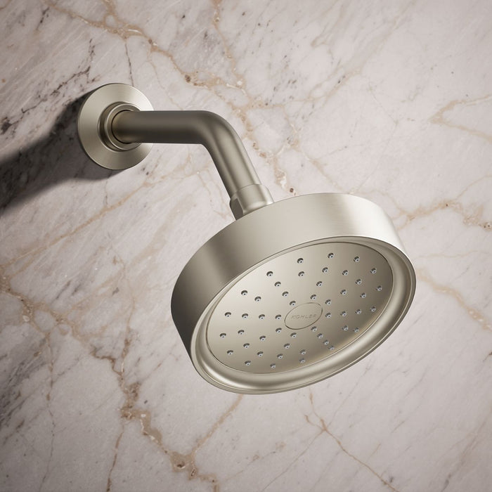 KOHLER K-965-AK Purist Single-function showerhead, 2.5 gpm, vibrant brushed nickel - view 5
