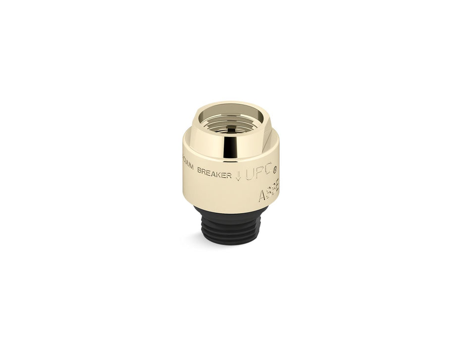 KOHLER K-9660 Persona Vacuum breaker, 1/2" x 1/2", vibrant french gold