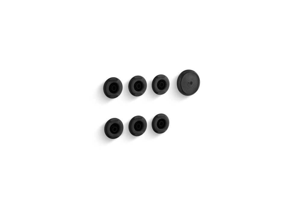 KOHLER K-9696 Flexjet Whirlpool trim kit with six jets, brushed black