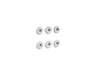 KOHLER K-9696 Flexjet Whirlpool trim kit with six jets, white