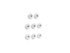 KOHLER K-9698 Flexjet Whirlpool trim kit with eight jets, white