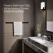 KOHLER K-97027 Avid 30" towel bar, matte black - view 4