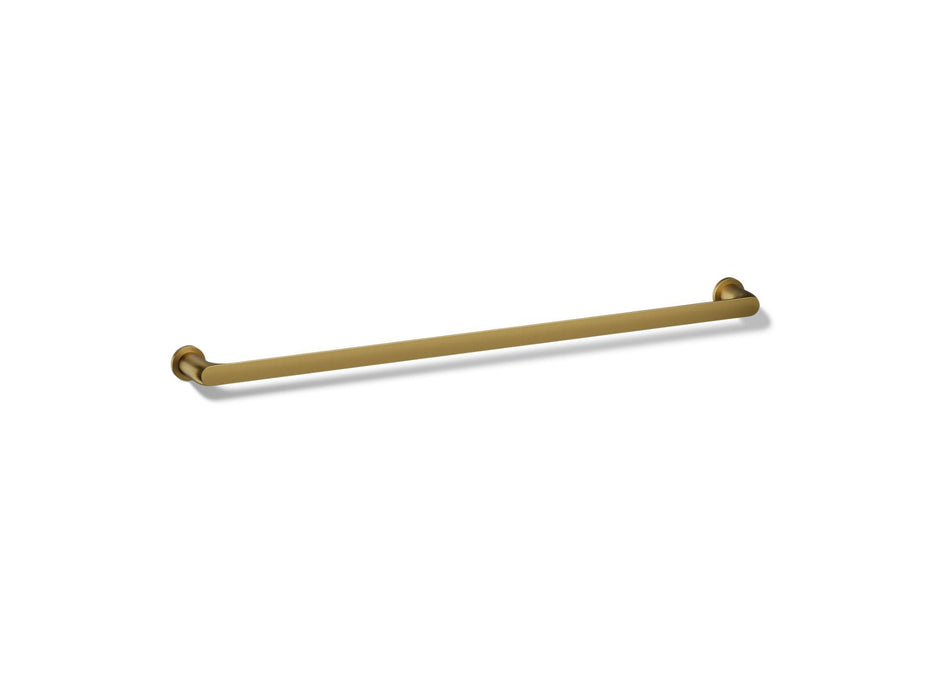 KOHLER K-97027 Avid 30" towel bar, vibrant brushed moderne brass