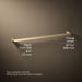 KOHLER K-97027 Avid 30" towel bar, vibrant brushed moderne brass - view 4