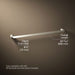KOHLER K-97027 Avid 30" towel bar, vibrant brushed nickel - view 5