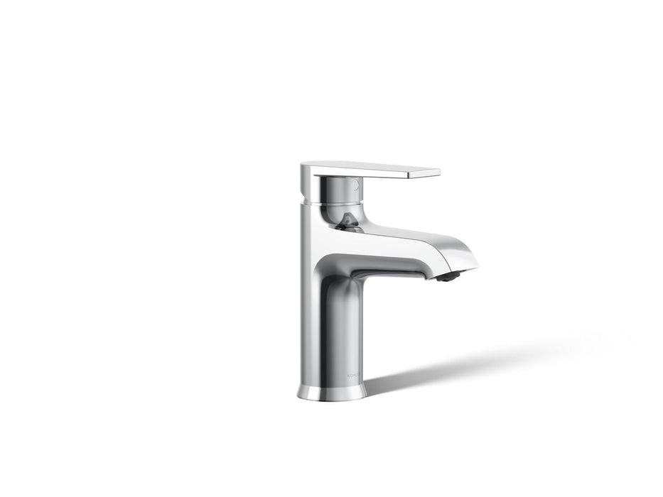 KOHLER K-97060-4 Hint Single-handle bathroom sink faucet, 1.2 gpm, polished chrome