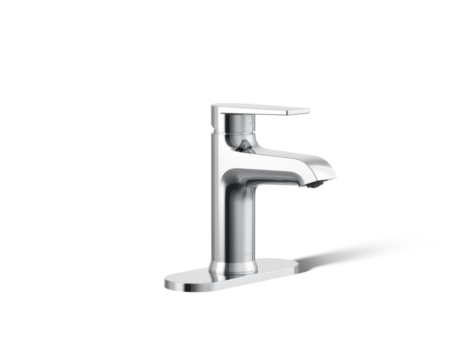 KOHLER K-97061-4 Hint Single-handle bathroom sink faucet, 1.2 gpm, polished chrome