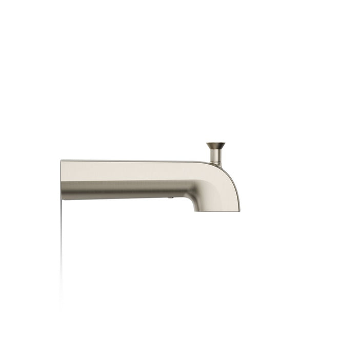 KOHLER K-97089 Pitch Hint Wall-mount diverter bath spout, vibrant brushed nickel - view 4