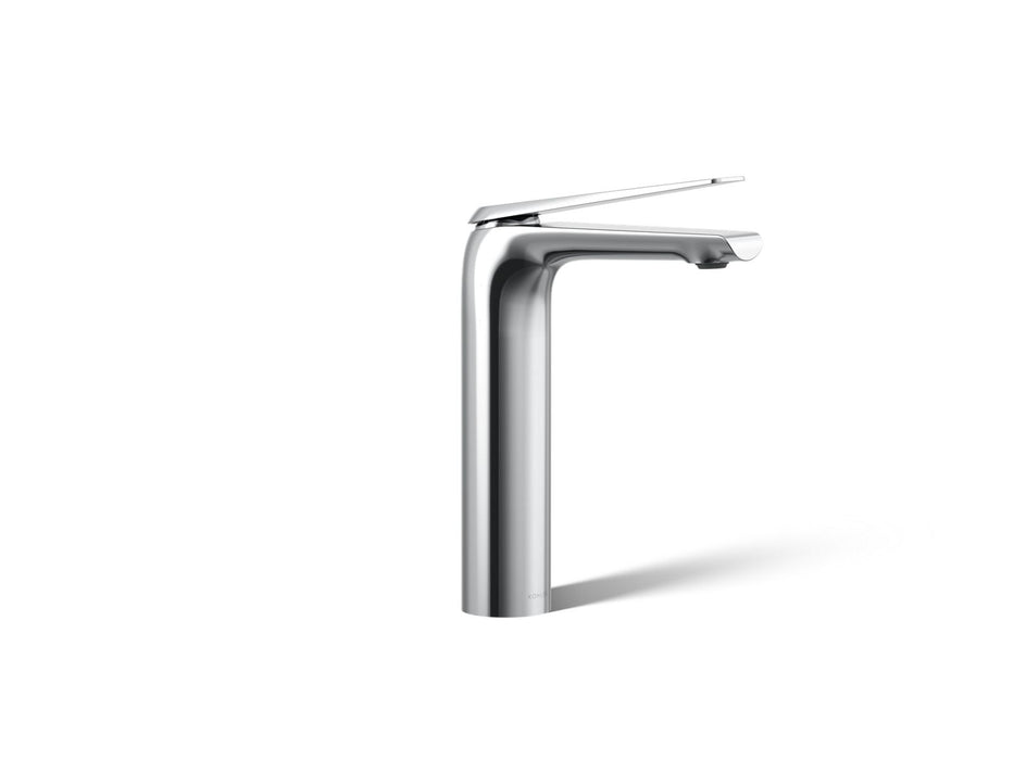 KOHLER K-97347-4 Avid Tall single-handle bathroom sink faucet, 1.2 gpm, polished chrome