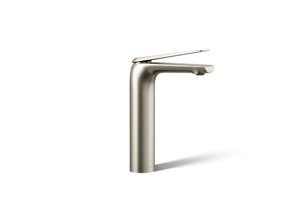 KOHLER K-97347-4 Avid Tall single-handle bathroom sink faucet, 1.2 gpm, vibrant brushed nickel