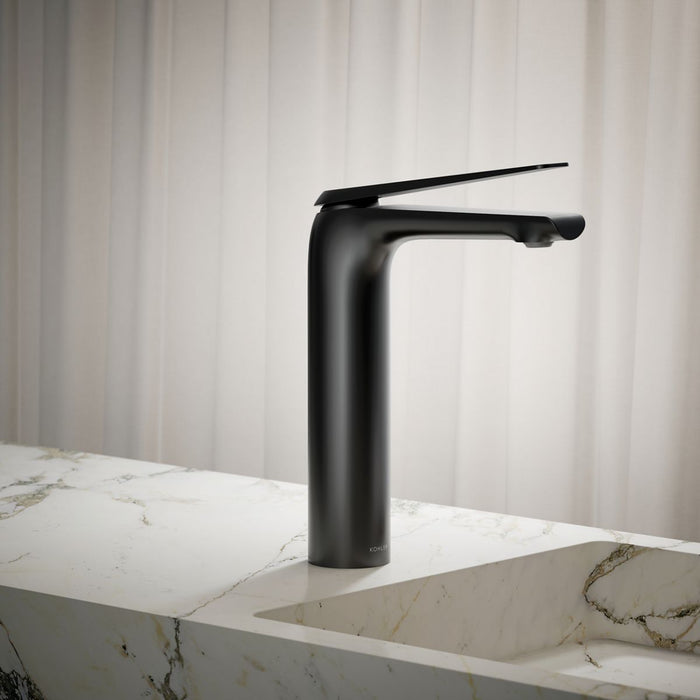 KOHLER K-97347-4N Avid Tall single-handle bathroom sink faucet, 0.5 gpm