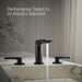 KOHLER K-97352-4K Avid Widespread bathroom sink faucet, 1.0 gpm, matte black - view 4