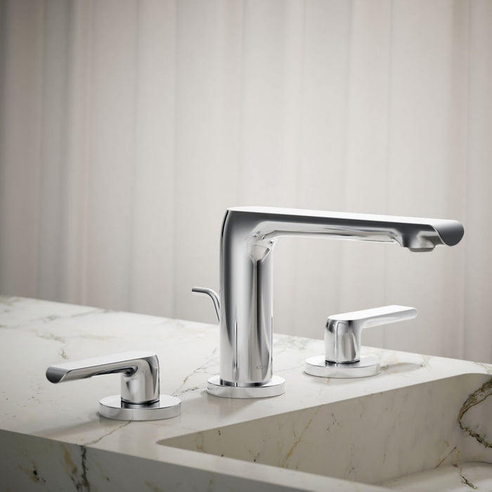 KOHLER K-97352-4K Avid Widespread bathroom sink faucet, 1.0 gpm, polished chrome - view 4