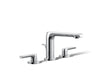 KOHLER K-97352-4N Avid Widespread bathroom sink faucet, 0.5 gpm, polished chrome