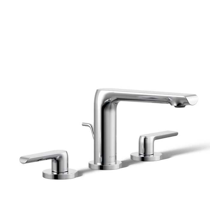 KOHLER K-97352-4N Avid Widespread bathroom sink faucet, 0.5 gpm, polished chrome - view 5