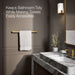 KOHLER K-97495 Avid 24" towel bar, vibrant brushed moderne brass - view 4