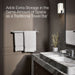 KOHLER K-97496 Avid 24" double towel bar, polished chrome - view 4