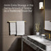 KOHLER K-97496 Avid 24" double towel bar, vibrant brushed moderne brass - view 5
