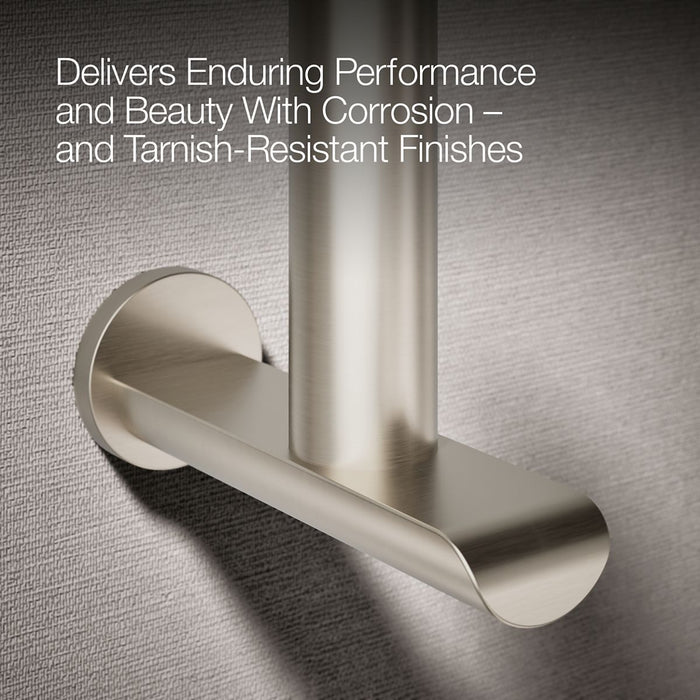 KOHLER K-97502 Avid Vertical toilet paper holder, vibrant brushed nickel - view 5