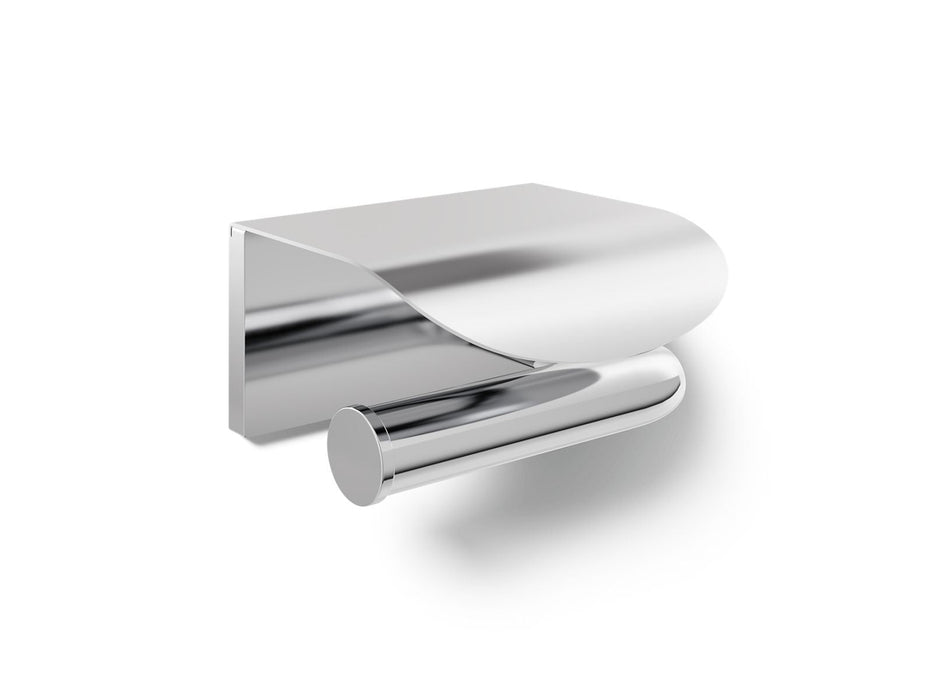 KOHLER K-97503 Avid Covered toilet paper holder, polished chrome