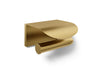 KOHLER K-97503 Avid Covered toilet paper holder, vibrant brushed moderne brass