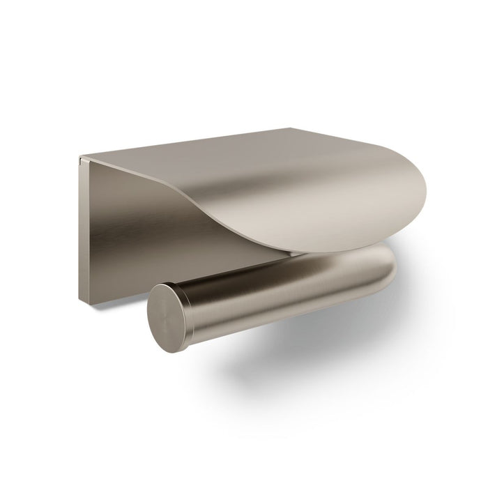 KOHLER K-97503 Avid Covered toilet paper holder, vibrant brushed nickel - view 4