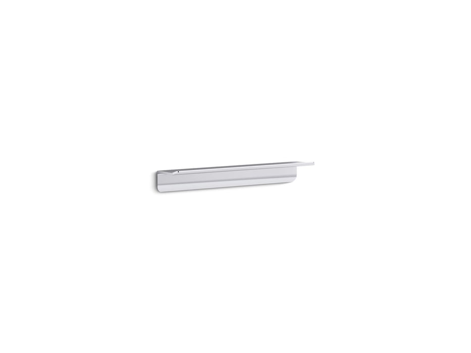 KOHLER K-97622 Choreograph 14" floating shower shelf, bright polished silver