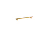 KOHLER K-97625 Choreograph 24" shower barre, vibrant brushed moderne brass