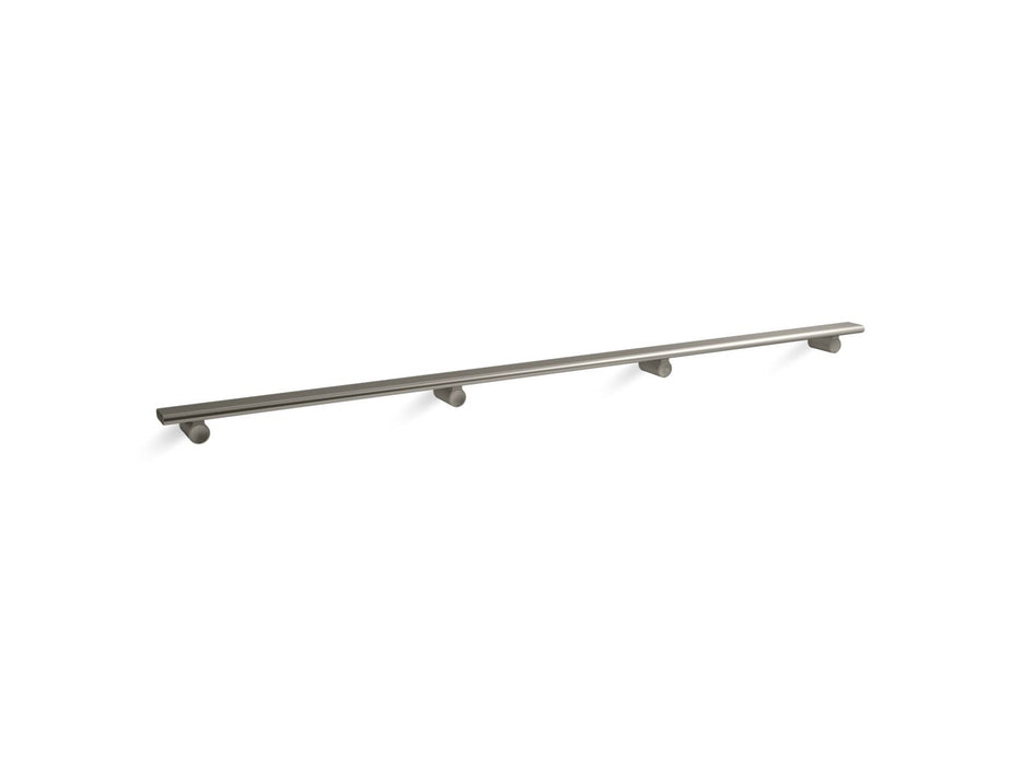 KOHLER K-97628 Choreograph 54" shower barre, anodized brushed nickel