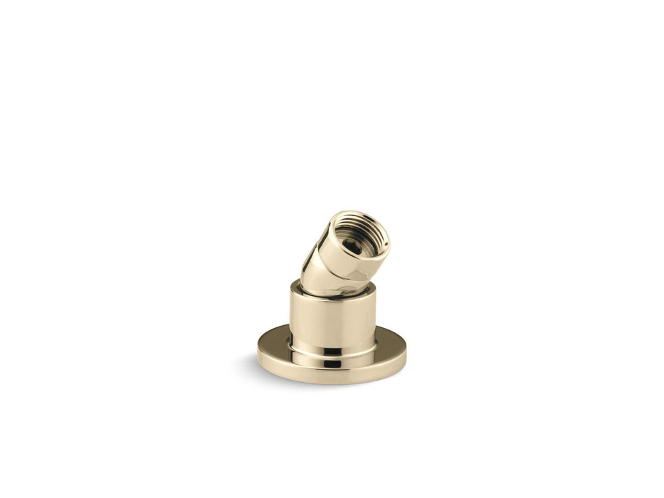 KOHLER K-977 Stillness Deck-mount handshower holder with hoses, vibrant french gold