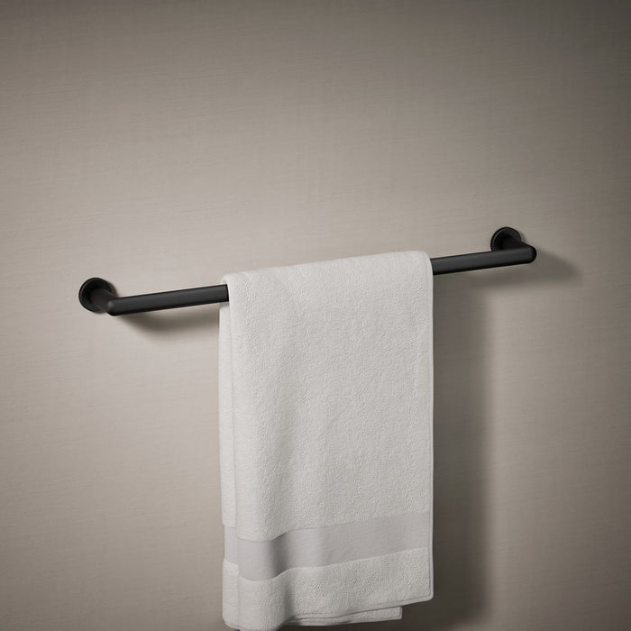 KOHLER K-97882 Kumin 24" towel bar, matte black - view 3