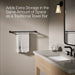 KOHLER K-97890 Kumin 24" double towel bar, matte black - view 4