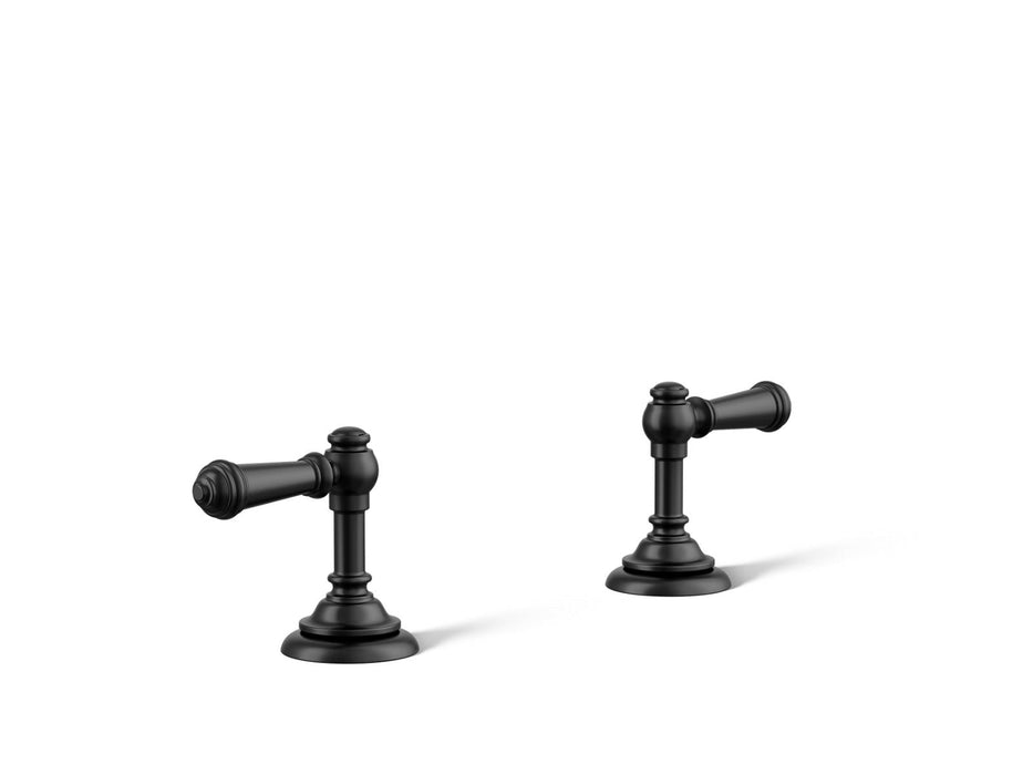 KOHLER K-98068-4 Artifacts Lever bathroom sink faucet handles, matte black